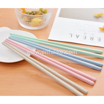 4 Pairs Healthy Wheat Straw Chopsticks